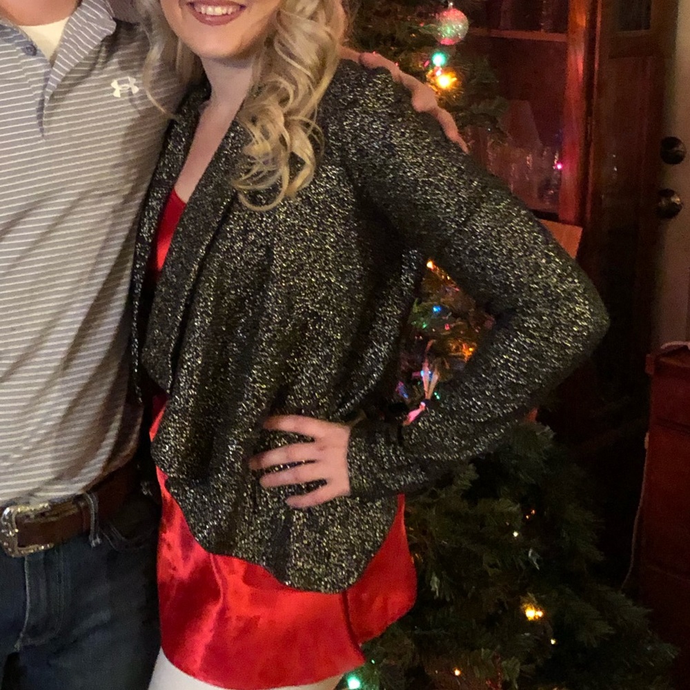 Black and gold jacket